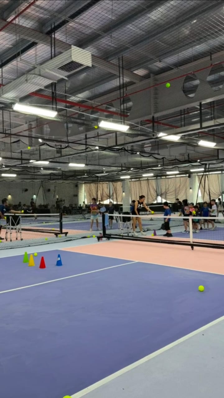 NEX Junior Program coaching session at The Podium